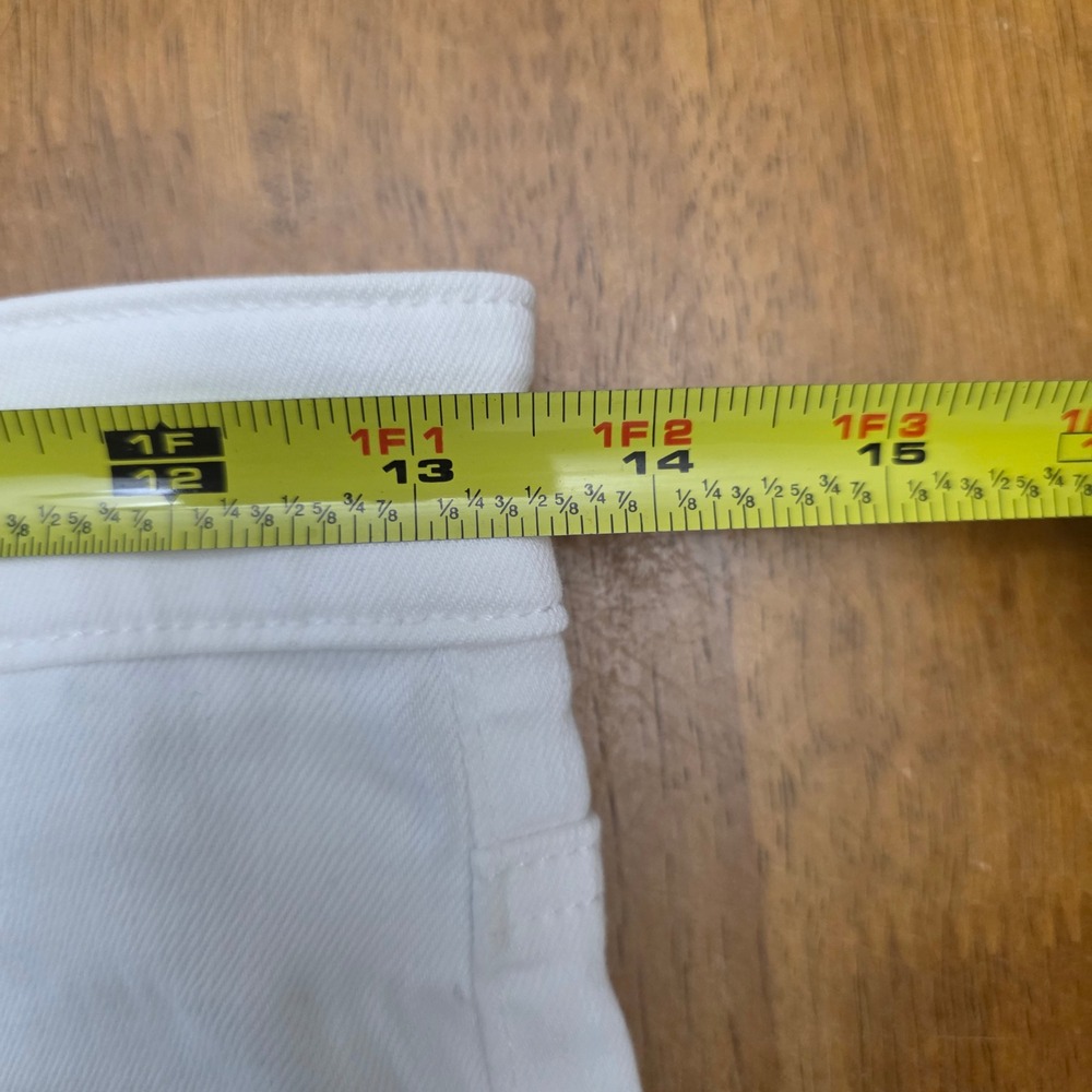 AG Adriano Goldschmied Farrah Skinny Ankle Jeans Womens 25 White High Rise - Picture 9 of 12